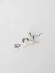Серебряный кольцо со змеей