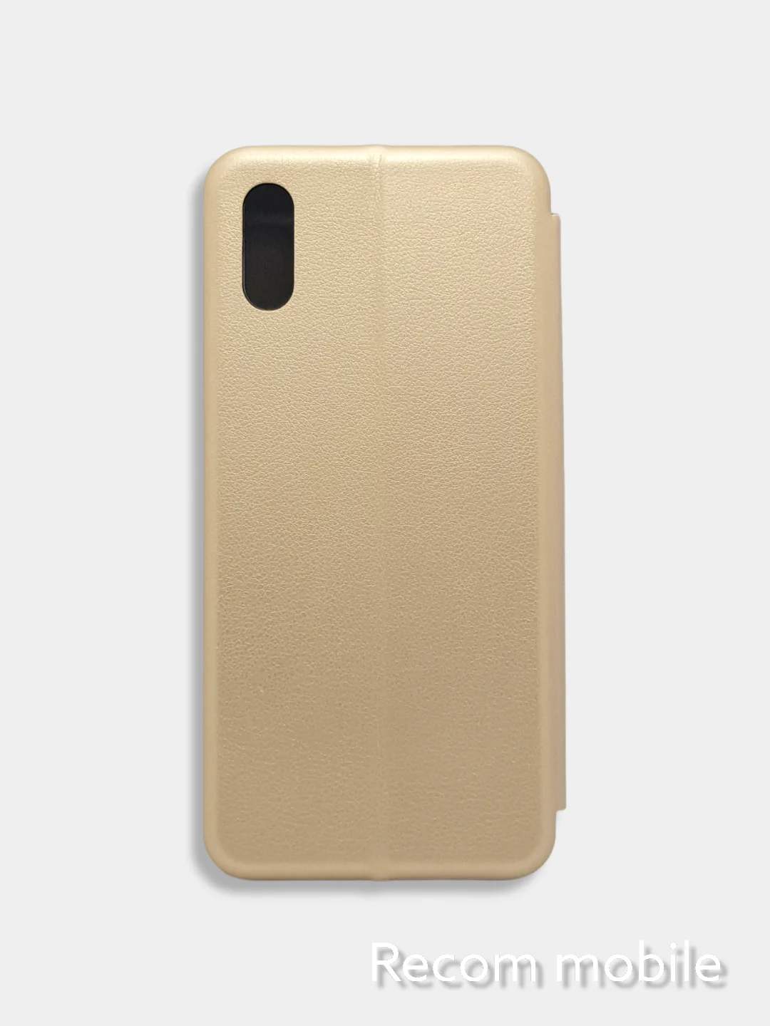 Золотой чехол книжка Xiaomi Redmi 9A с функцией подставки