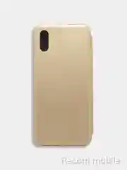 Золотой чехол книжка Xiaomi Redmi 9A с функцией подставки
