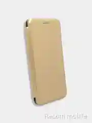 Золотой чехол книжка Xiaomi Redmi 9A с функцией подставки