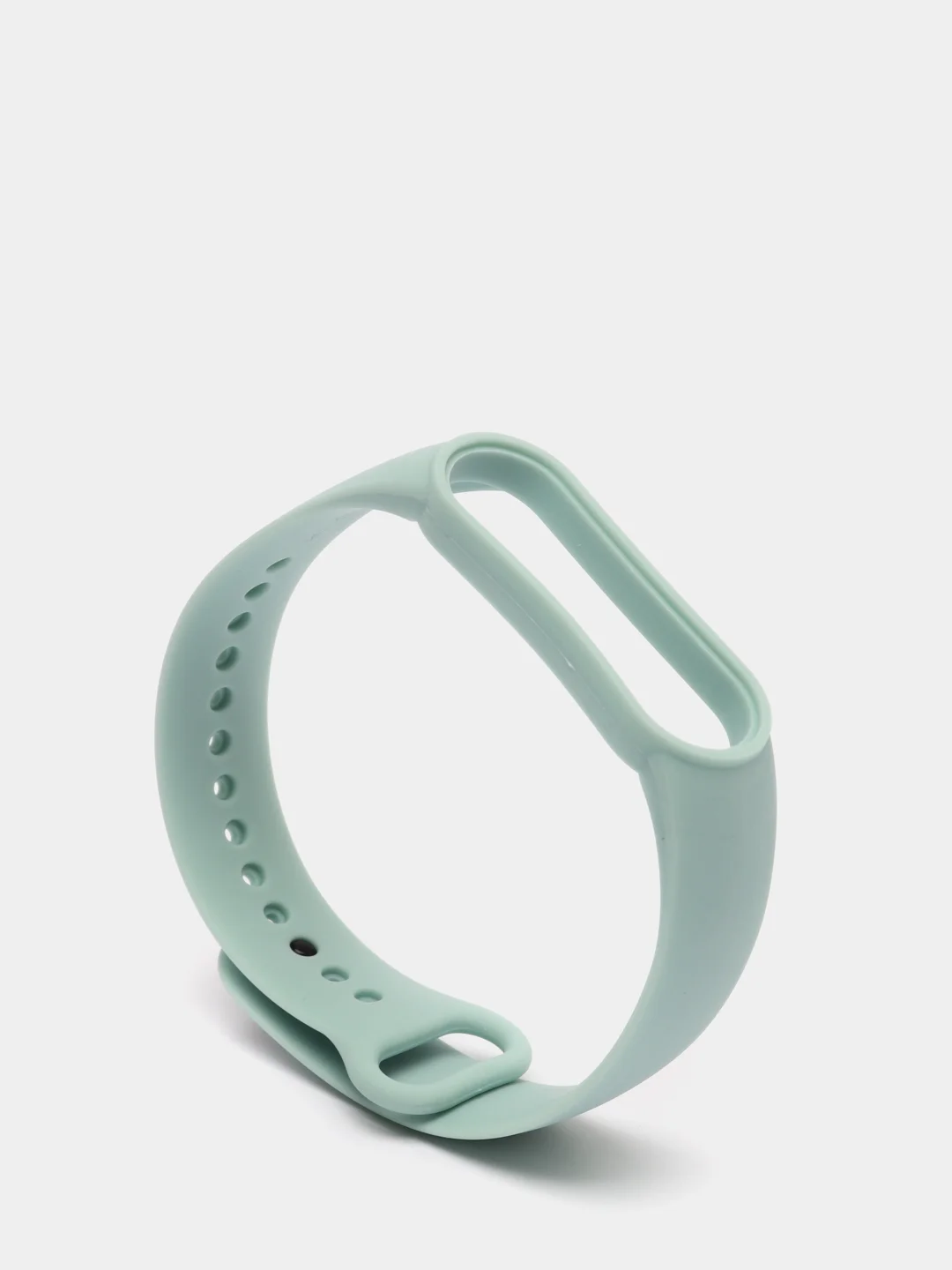 Оливковый ремешок для Xiaomi Mi Band 5 / 6 / 7, силиконовый