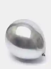 Серебряный шар воздушный хром зеркальный 3шт 30см