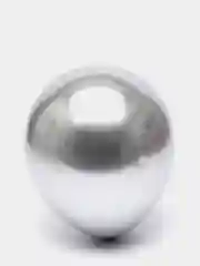 Серебряный шар воздушный хром зеркальный 3шт 30см