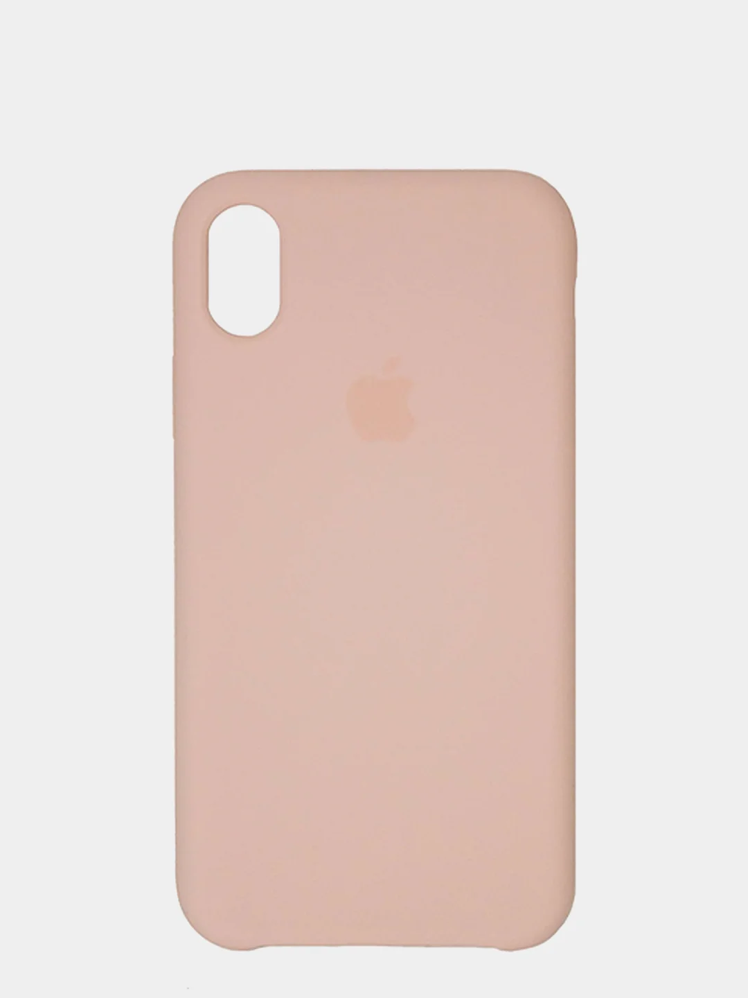 Бежевый меланж чехол Apple Silicone Case для Iphone X/XS