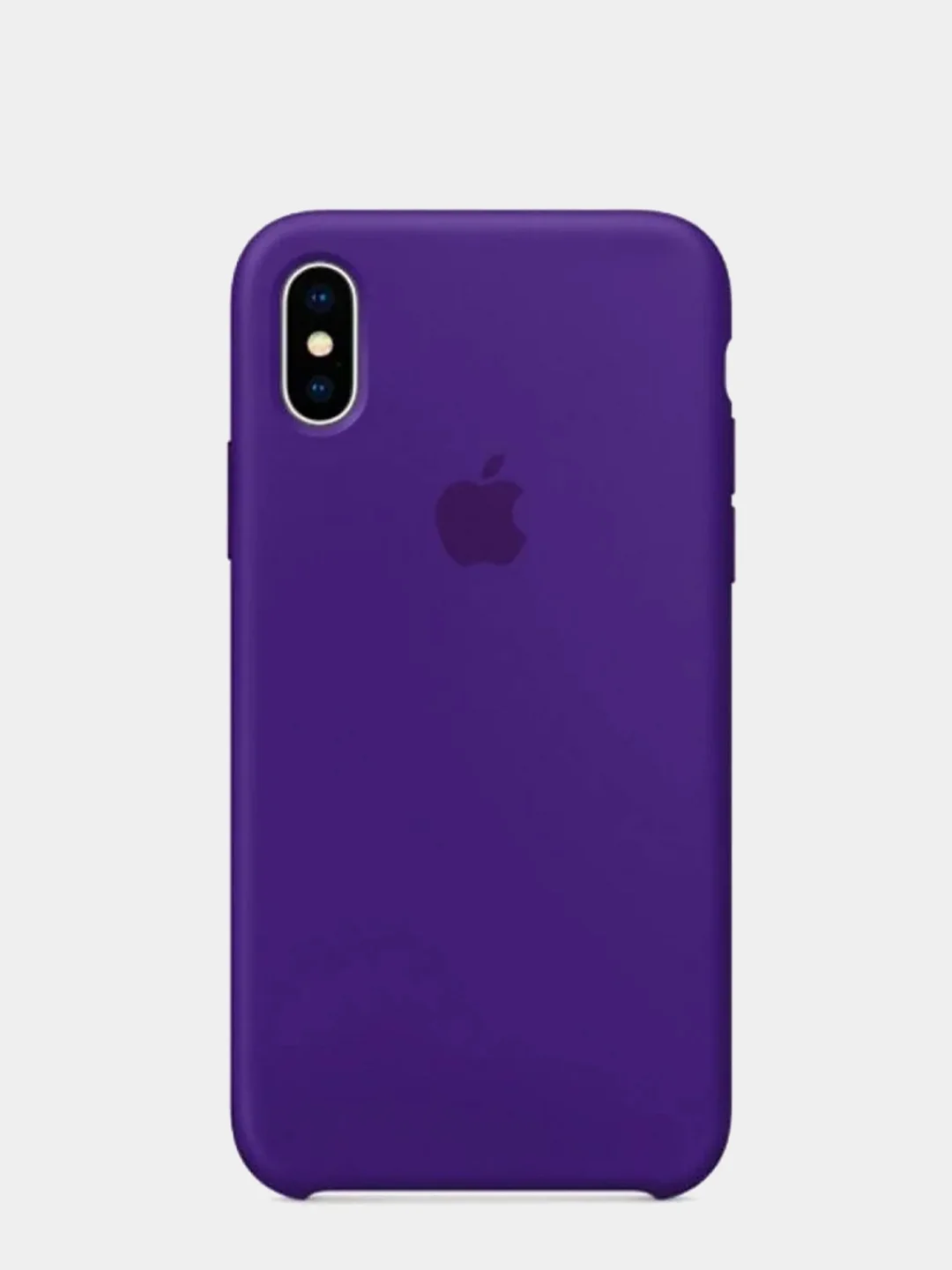Синий меланж чехол Apple Silicone Case для Iphone X/XS