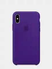 Синий меланж чехол Apple Silicone Case для Iphone X/XS