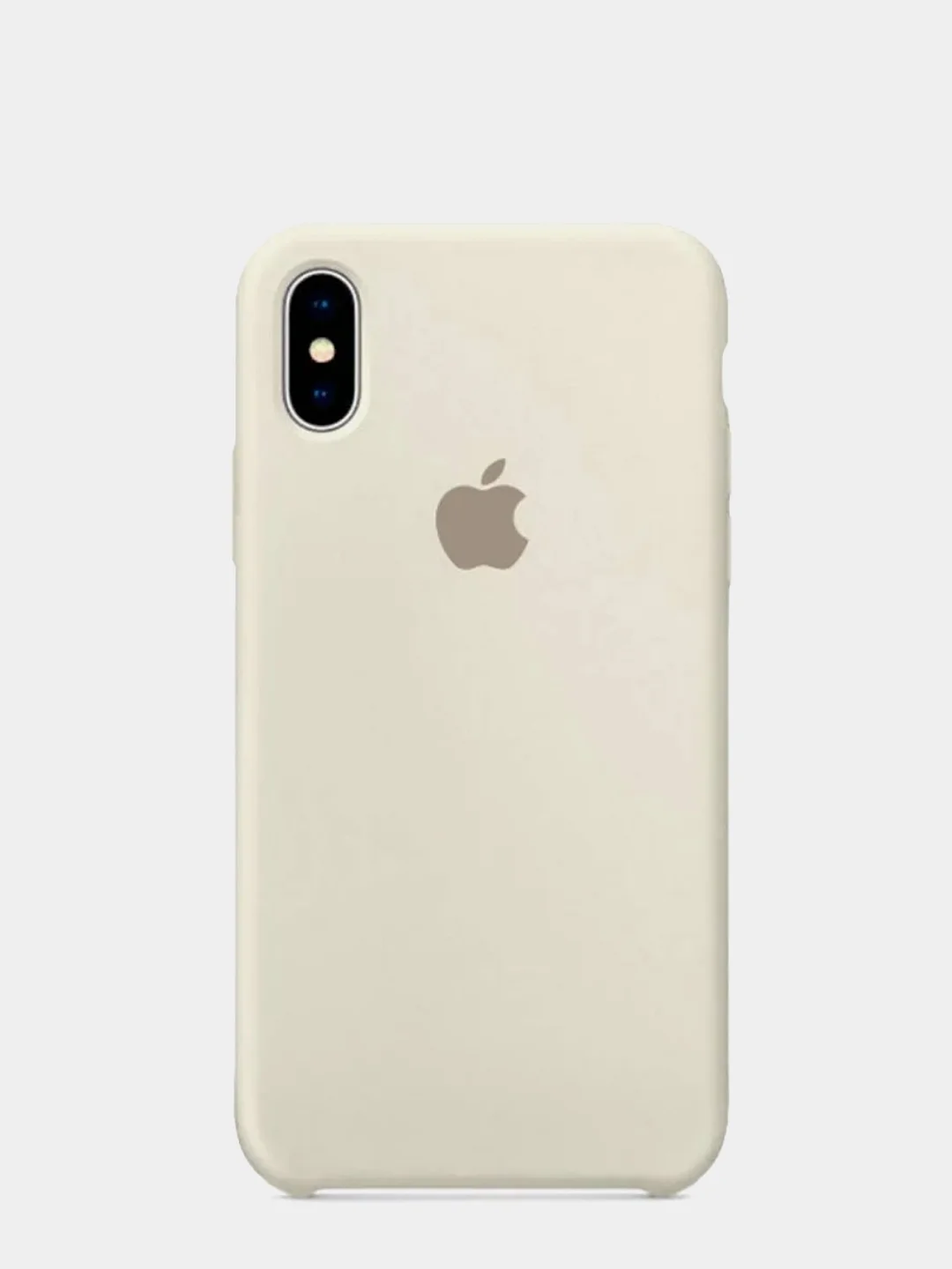 Бежевый чехол Apple Silicone Case для Iphone X/XS