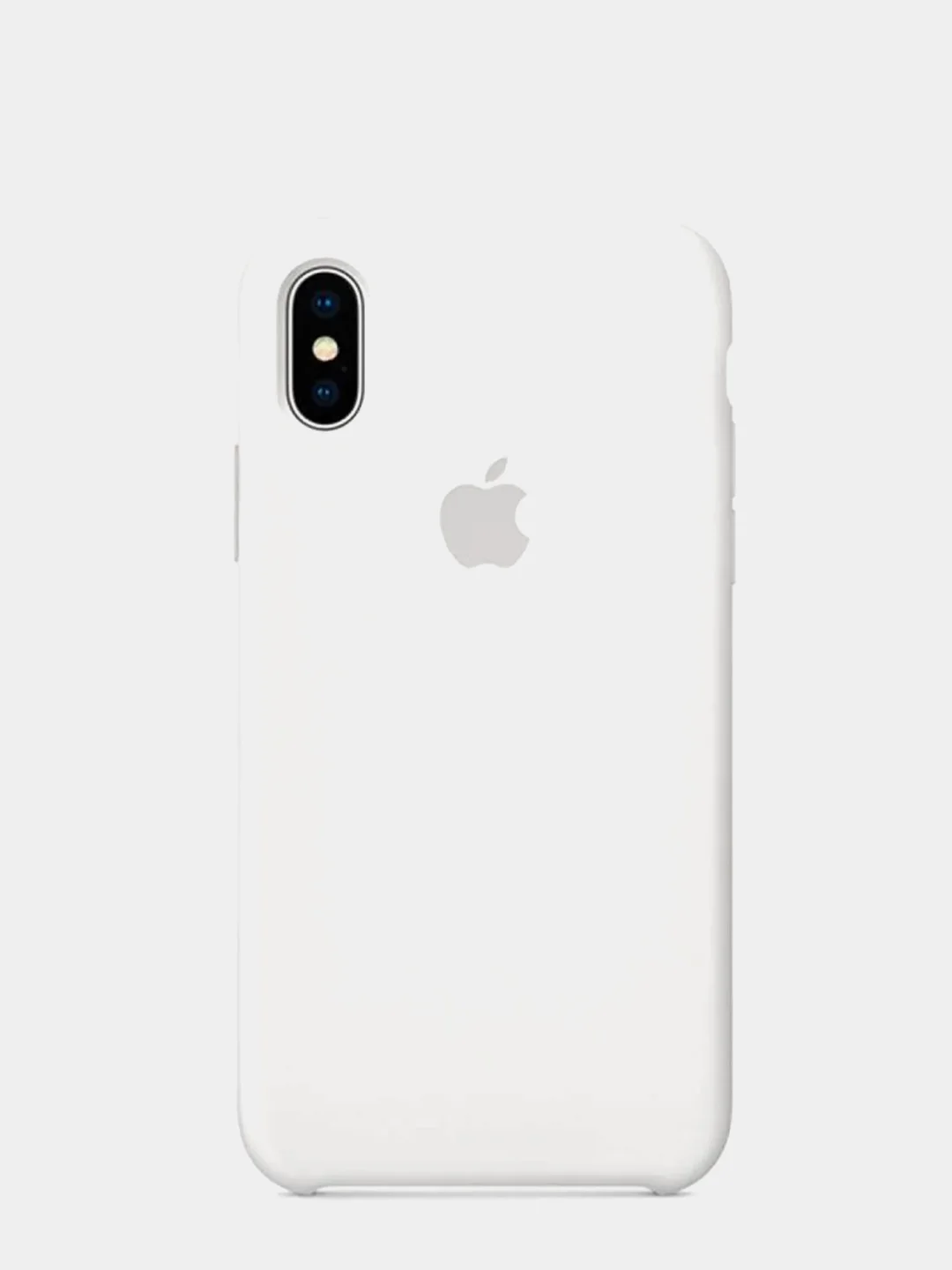 Белый чехол Apple Silicone Case для Iphone X/XS