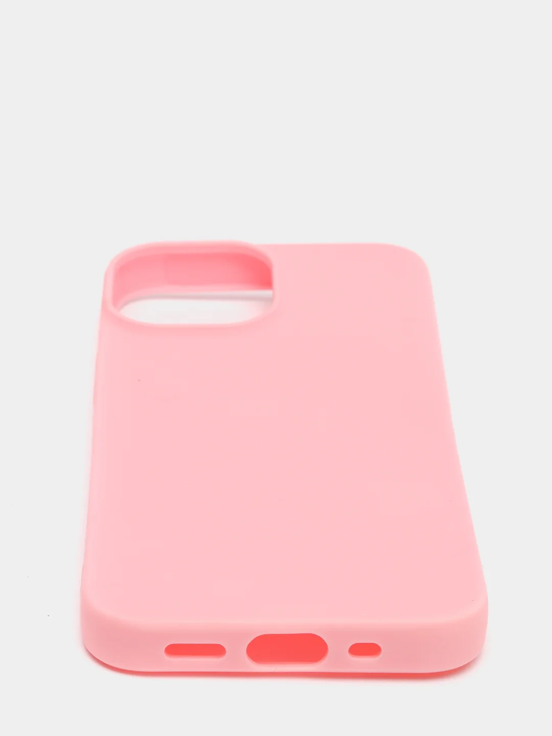 Розовый чехол силиконовый iPhone 13, 13 Mini, 13 Pro, 13 Pro Max матовый, цветной, на айфон