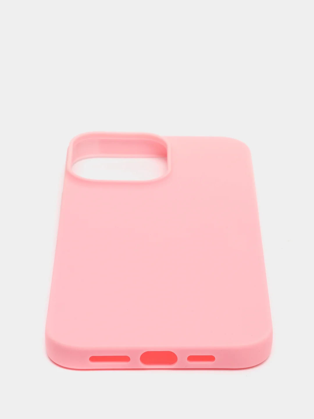Розовый чехол силиконовый iPhone 13, 13 Mini, 13 Pro, 13 Pro Max матовый, цветной, на айфон