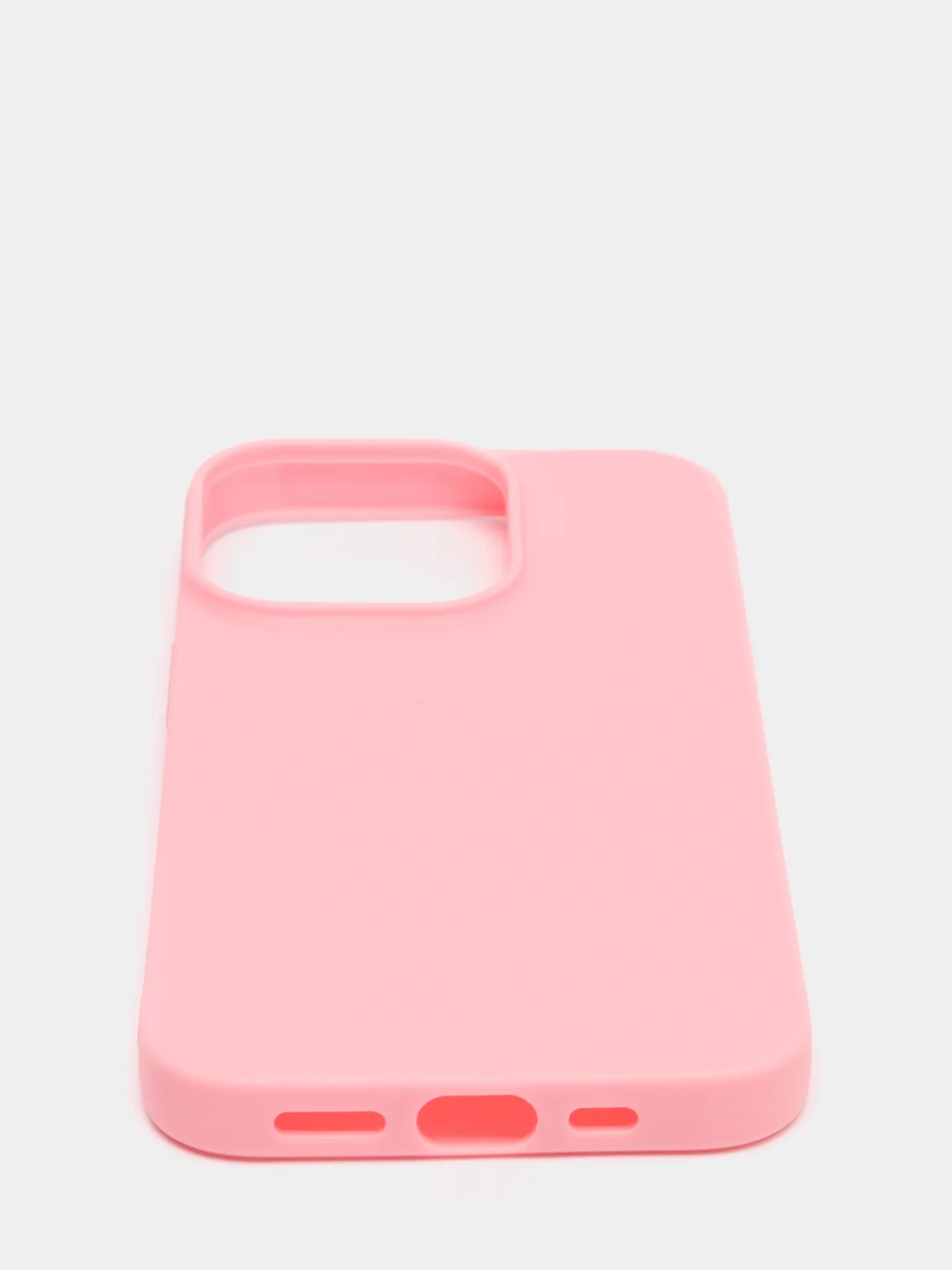 Розовый чехол силиконовый iPhone 13, 13 Mini, 13 Pro, 13 Pro Max матовый, цветной, на айфон