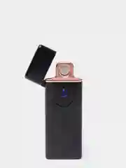 Черный зажигалка электронная USB, спиральная