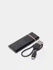 Черный зажигалка электронная USB, спиральная