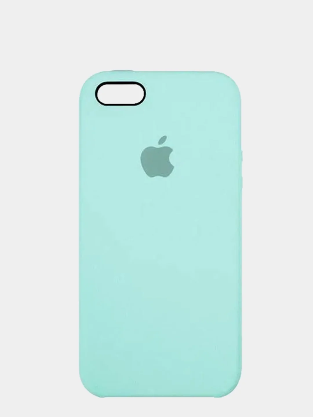Мятный чехол Silicone Case для IPhone SE