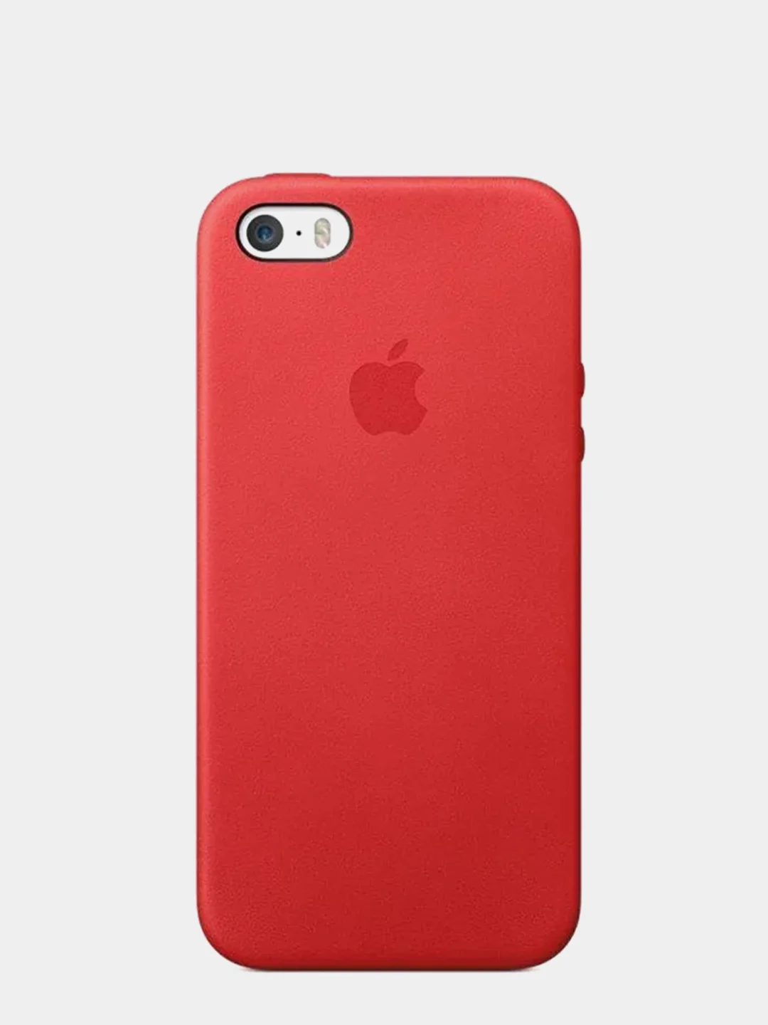 Красный чехол Silicone Case для IPhone SE