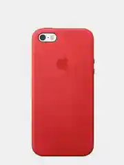 Красный чехол Silicone Case для IPhone SE