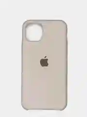 Бежевый меланж силиконовый матовый чехол для iPhone 11