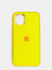Желтый силиконовый матовый чехол для iPhone 11