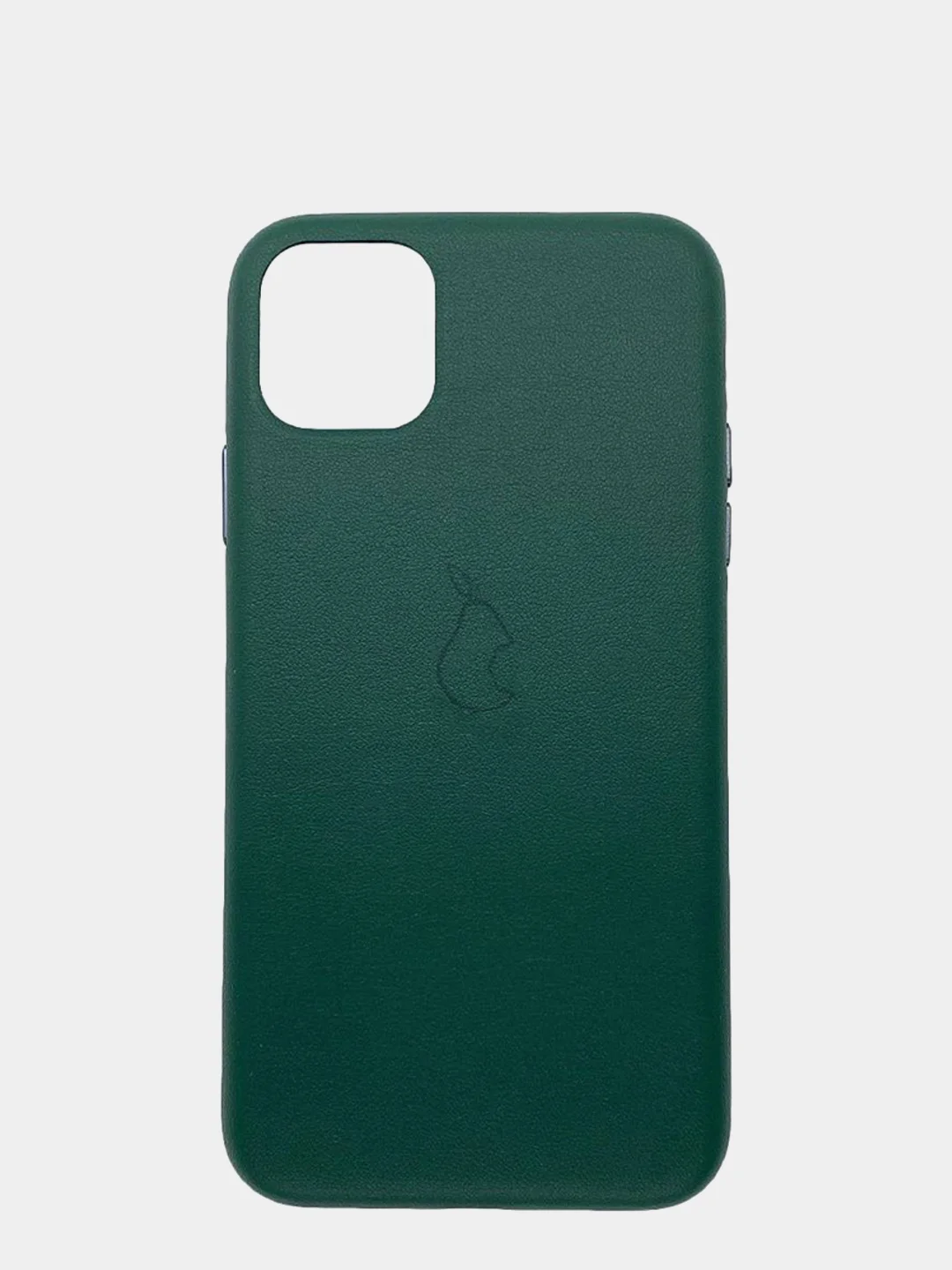 Зеленый силиконовый матовый чехол для iPhone 11