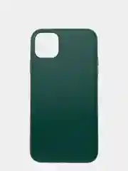 Зеленый силиконовый матовый чехол для iPhone 11