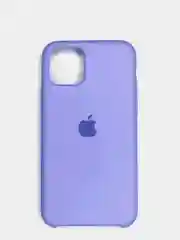 Лавандовый силиконовый матовый чехол для iPhone 11
