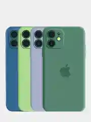 Оранжевый чехол силиконовый для iPhone 11