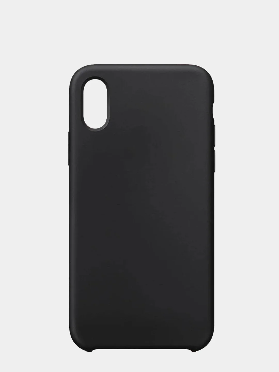 Угольный чехол Silicon Case для iPhone Xr