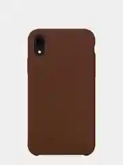 Коричневый чехол Silicon Case для iPhone Xr