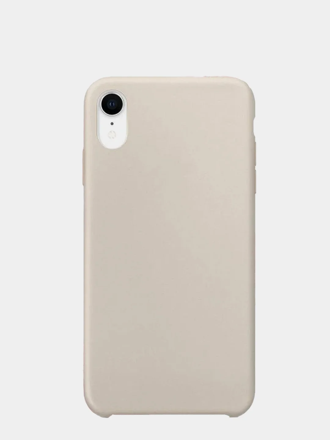 Бежевый чехол Silicon Case для iPhone Xr