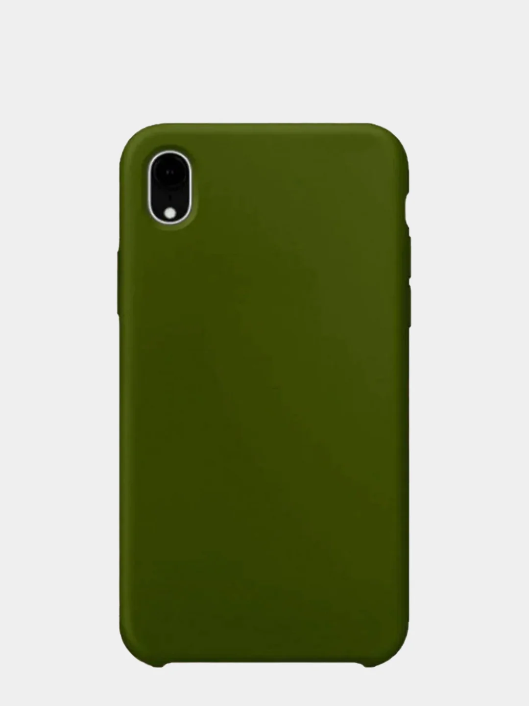 Оливковый чехол Silicon Case для iPhone Xr