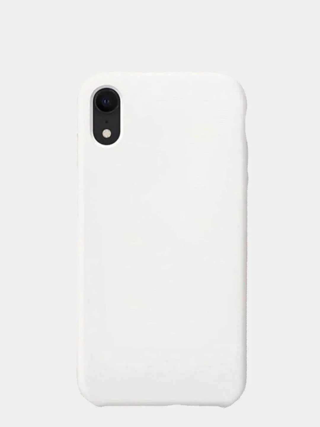 Белый чехол Silicon Case для iPhone Xr