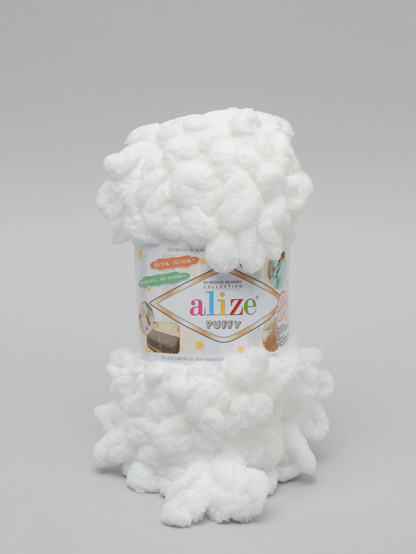 Пряжа Alize puffy турецкая, длина 9 м, 100 г