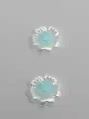 Бирюзовый кабошон "Цветочек"