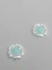 Бирюзовый кабошон "Цветочек"