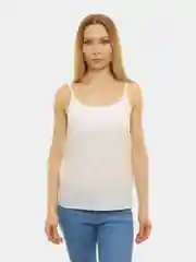 Белый топ женский, однотонный
