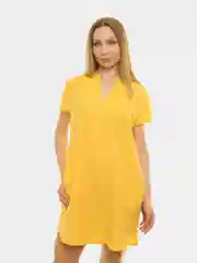 Желтый платье женское