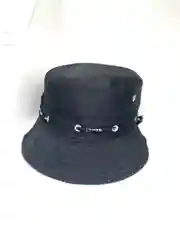 Черный панама унисекс со шнуровкой