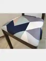 Аметистовый чехол для стула без спинки, чехол для табурета