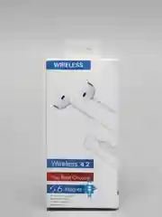 Белый беспроводные Bluetooth наушники S6