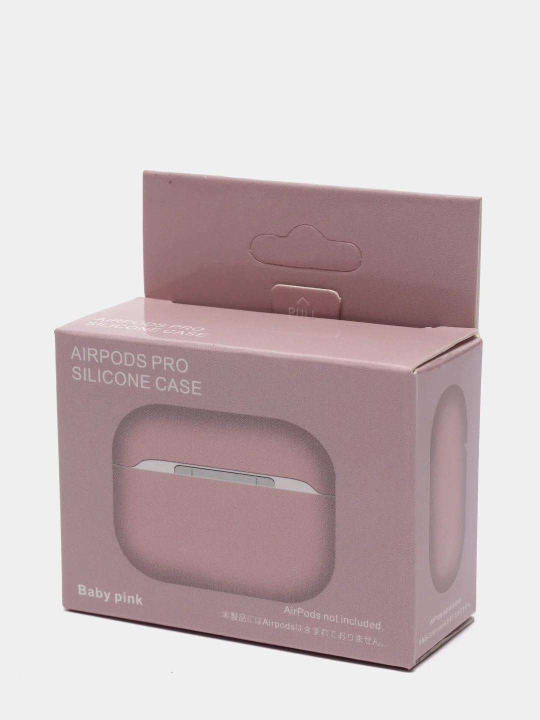Багровый силиконовый чехол для наушников AirPods Pro