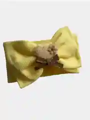 Лимонный повязка детская на голову Бант Узел