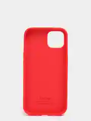 Красный чехол Silicone Case для iPhone 13 с закрытым низом