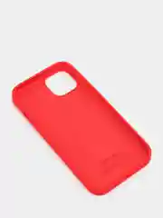 Красный чехол Silicone Case для iPhone 13 с закрытым низом