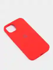 Красный чехол Silicone Case для iPhone 13 с закрытым низом