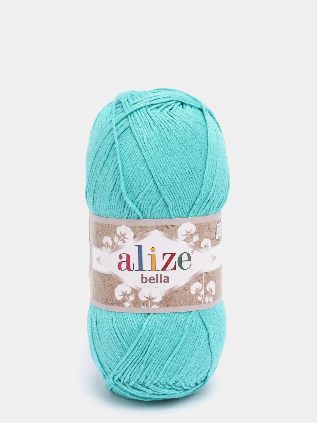 Бирюзовый пряжа Alize Bella 100% Хлопок 100 г 360 м