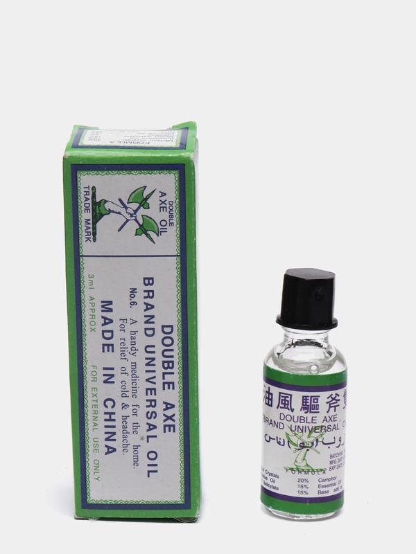 Бальзам обезболивающий Double Axe Oil, 3 мл