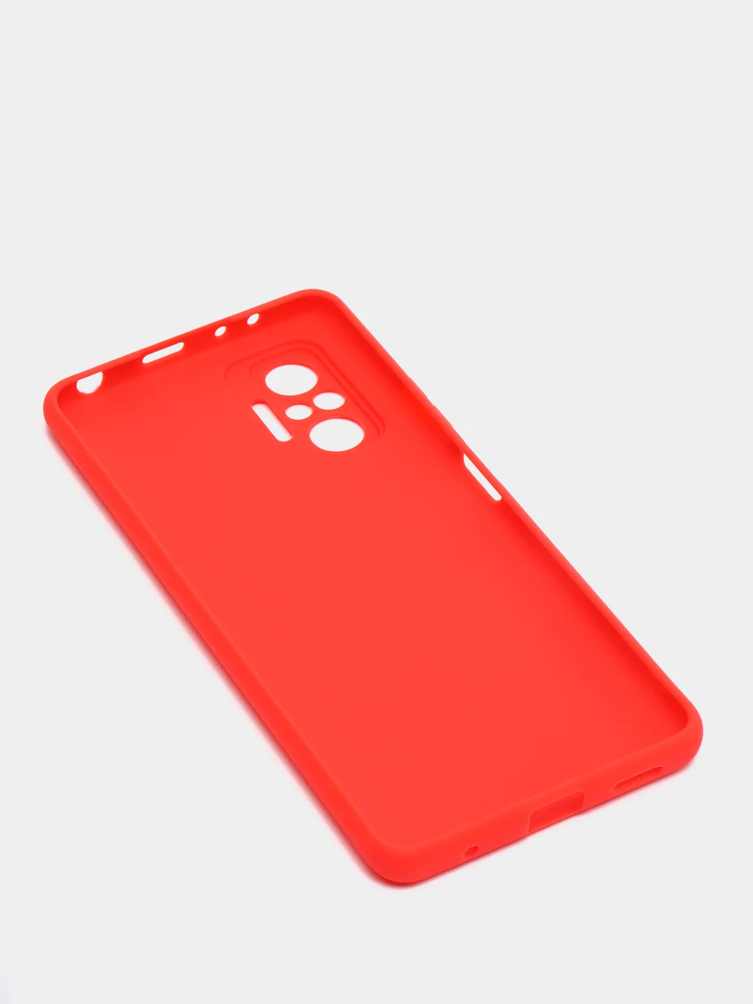 Красный чехол Xiaomi Redmi Note 10 Pro / Note 10 Pro Max силиконовый