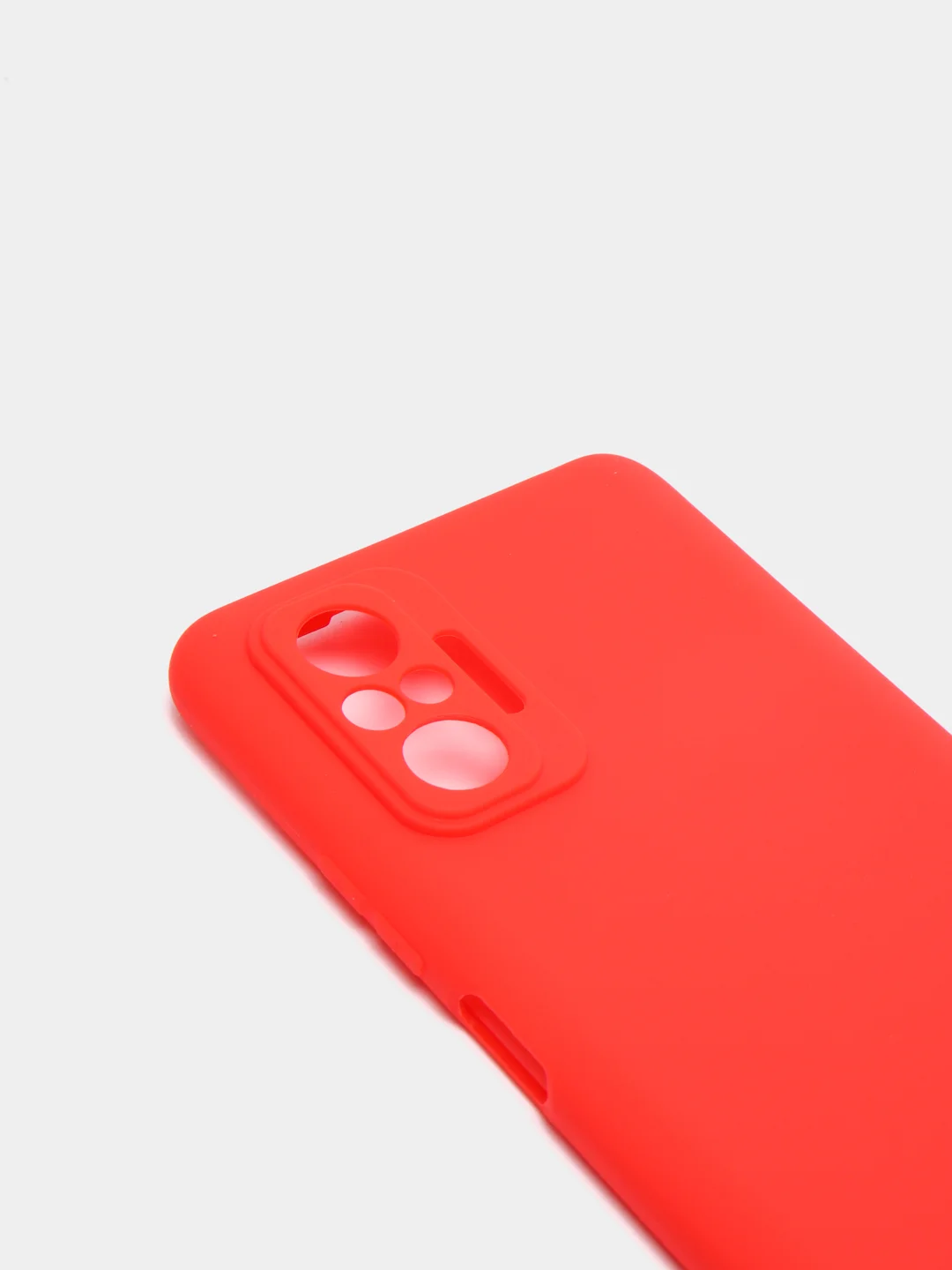 Красный чехол Xiaomi Redmi Note 10 Pro / Note 10 Pro Max силиконовый