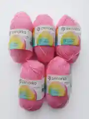 Розовый пряжа Пехорка "Детская новинка", 5 штук, акрил, 50 г, 200 м