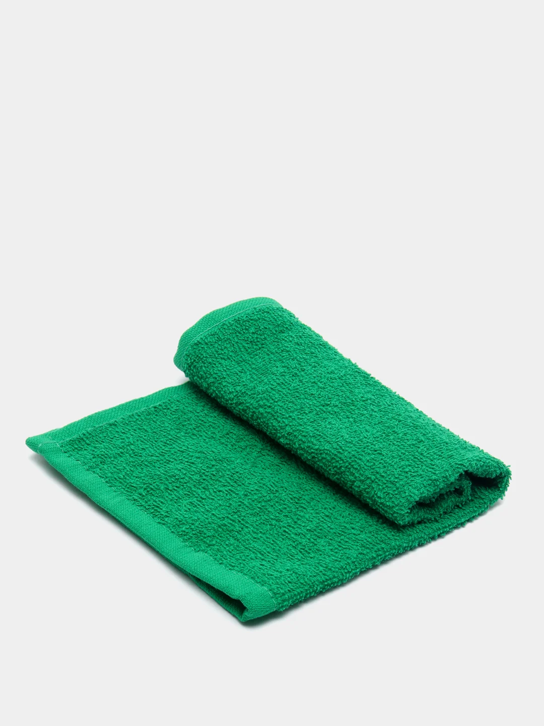 Зеленый полотенце махровое, 30*30 см